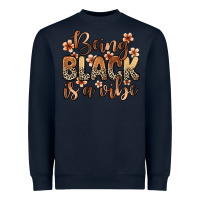 Navy being black is a vibe Heavyweight Sweatshirt - Zillion Design Studio