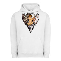 Pigment Lunar Rock Country Cupid Valentine Cowhide Heart Urban Hoodie - Bettercallsaul