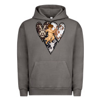 Pigment Tornado Country Cupid Valentine Cowhide Heart Urban Hoodie - Bettercallsaul