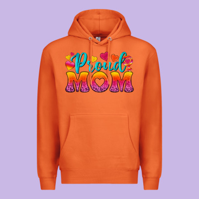 Proud Mom Lesbian Premium Hoodie Designed By Bundleandbundleshop