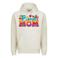 Oatmeal Heather Proud Mom Lesbian Premium Hoodie - BundleAndBundleShop