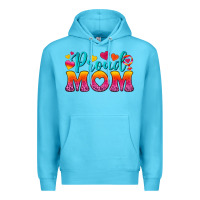 Ocean Blue Proud Mom Lesbian Premium Hoodie - BundleAndBundleShop