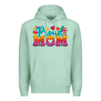 Seafoam Proud Mom Lesbian Premium Hoodie - BundleAndBundleShop