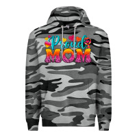Slate Camo Proud Mom Lesbian Premium Hoodie - BundleAndBundleShop