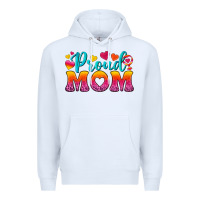 White Proud Mom Lesbian Premium Hoodie - BundleAndBundleShop
