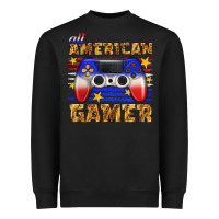Black all american gamer Heavyweight Sweatshirt - texasbilliewilder