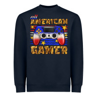Navy all american gamer Heavyweight Sweatshirt - texasbilliewilder