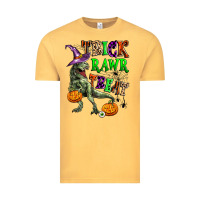 Vintage Mustard trick rawr treat Vintage Tee - Zillion Design Studio