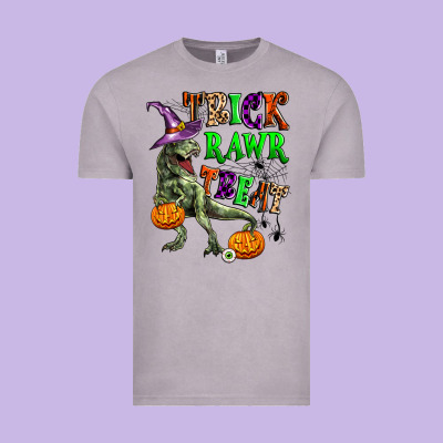 Trick Rawr Treat Vintage Tee Designed By Zillion Design Studio