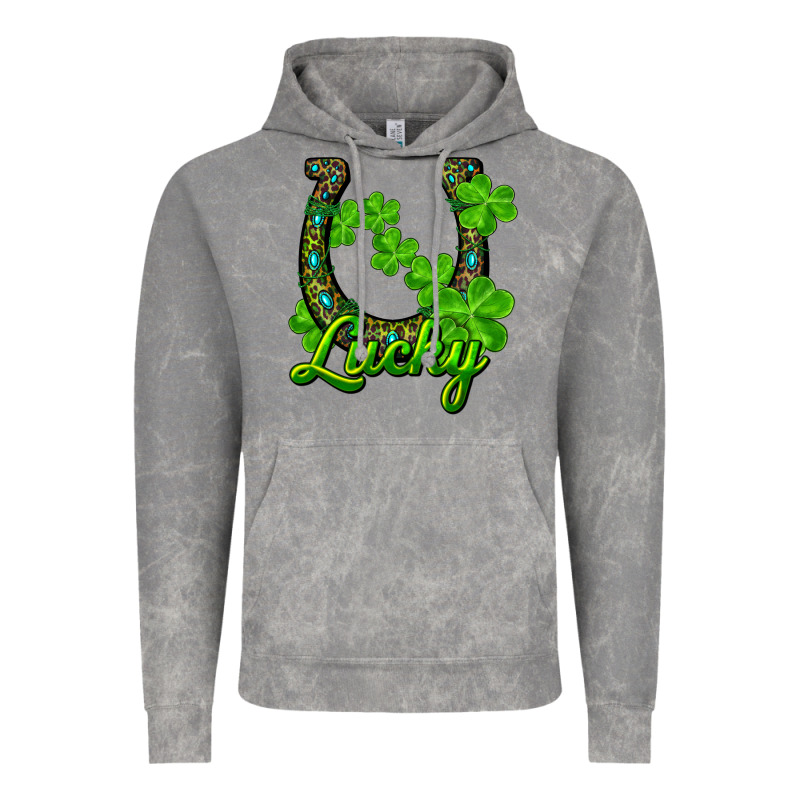 Lucky Shamrock Horseshoe Vintage Hoodie by RanaPortraitStore | Teevron