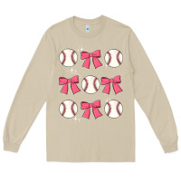 Mushroom baseball coquette bow Long Sleeve Tee - JahusDesignShop