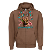 Chestnut life is better with a german shepherd Zipper Hoodie - Jasminsmagicworld