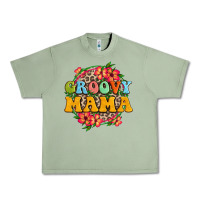 Oil Green groovy mama Urban Heavy Tee - Zillion Design Studio
