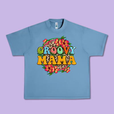 Groovy Mama Urban Heavy Tee Designed By Zillion Design Studio