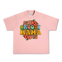 Salmon groovy mama Urban Heavy Tee - Zillion Design Studio