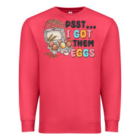 Cardinal psst i got them eggs Premium Sweatshirt - MaliasSmallBusiness