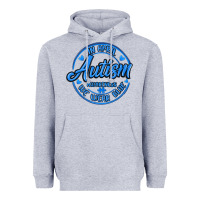 Heather Grey autism awareness Heavyweight Hoodie - MaliasSmallBusiness