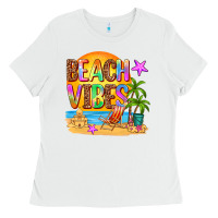 White beach vibes Ladies Tee - AdoDesignShop
