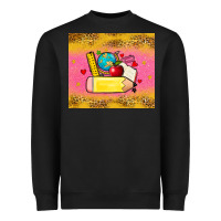 Black back to school custom name Heavyweight Sweatshirt - Zillion Design Studio
