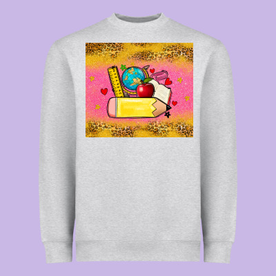 Heavyweight Sweatshirt back to school custom name