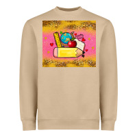 Mushroom back to school custom name Heavyweight Sweatshirt - Zillion Design Studio