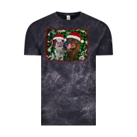 Cloud Black christmas heifers Vintage Tee - RanaPortraitStore