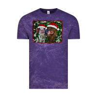 Cloud Purple christmas heifers Vintage Tee - RanaPortraitStore