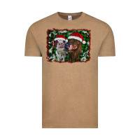 Vintage Coffee christmas heifers Vintage Tee - RanaPortraitStore