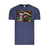 Vintage Denim christmas heifers Vintage Tee - RanaPortraitStore