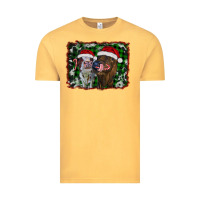 Vintage Mustard christmas heifers Vintage Tee - RanaPortraitStore