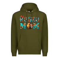 Army Green Western Rodeo Mom Premium Hoodie - BundleAndBundleShop