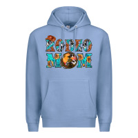 Colony Blue Western Rodeo Mom Premium Hoodie - BundleAndBundleShop