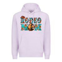 Lilac Western Rodeo Mom Premium Hoodie - BundleAndBundleShop