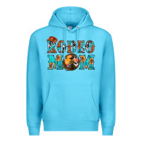 Ocean Blue Western Rodeo Mom Premium Hoodie - BundleAndBundleShop