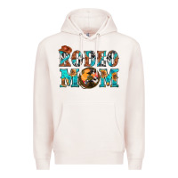 Pale Pink Western Rodeo Mom Premium Hoodie - BundleAndBundleShop