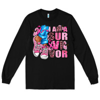 Black i am a survivor Long Sleeve Tee - AdoDesignShop