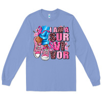 Colony Blue i am a survivor Long Sleeve Tee - AdoDesignShop