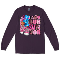 Plum i am a survivor Long Sleeve Tee - AdoDesignShop