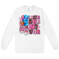 White i am a survivor Long Sleeve Tee - AdoDesignShop