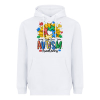White accept understand love awareness Heavyweight Hoodie - MaliasSmallBusiness