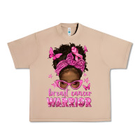 Burro afro messy bun breast cancer warrior Urban Heavy Tee - texasbilliewilder