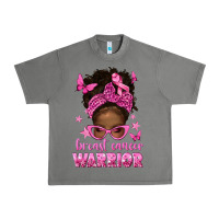 Tornado afro messy bun breast cancer warrior Urban Heavy Tee - texasbilliewilder