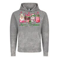 Cloud Rock pink  merry christmas coffee Vintage Hoodie - JahusDesignShop