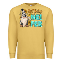 Antique Gold not today heifer cow gnome Premium Sweatshirt - MaliasSmallBusiness