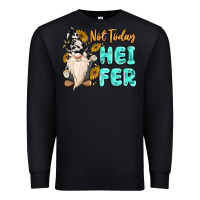 Black not today heifer cow gnome Premium Sweatshirt - MaliasSmallBusiness