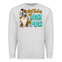 Dove Grey not today heifer cow gnome Premium Sweatshirt - MaliasSmallBusiness