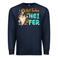 Navy not today heifer cow gnome Premium Sweatshirt - MaliasSmallBusiness