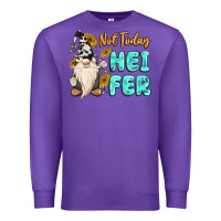 Purple not today heifer cow gnome Premium Sweatshirt - MaliasSmallBusiness
