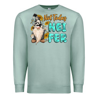 Seafoam not today heifer cow gnome Premium Sweatshirt - MaliasSmallBusiness