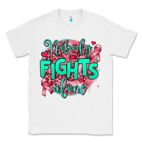 White nobody fights alone Classic Tee - AdoDesignShop